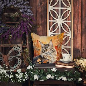 Mainecoon หมอนตกแต่ง14H x 14W ซักได้ใช้ในร่มและกลางแจ้งสำหรับโซฟาเตียงและลานบ้าน - Product Image 5