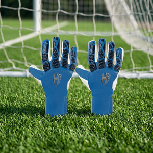 Premium Quality Customized Goalkeeper Gloves High Foam Latex with 4mm German Latex in Front Hand Negative Roll Latex Strap - Product Image 4