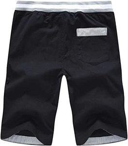 Pantalones Cortos Casuales Cómodos con Cordón para Hombre, Ropa de Verano 2026, Pantalones Deportivos Suaves y Transpirables de Sarga para Hombre - Product Image 6
