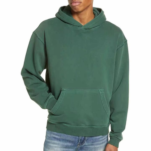 Sudadera con Capucha Oversize Personalizada para Hombre, Estilo Vintage Lavado, de Forro Polar Grueso, Casual, Streetwear, Lisa - Product Image 1