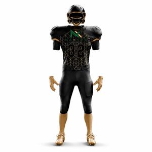 Ensemble d'uniformes de football personnalisés pour hommes en verre teinté, maillot par sublimation, pantalon rembourré, tenue de sport d'équipe, kit d'équipement de jeu, vente OEM Pro! - Product Image 2
