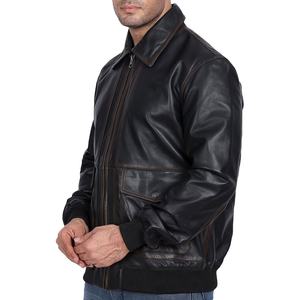 Chaqueta de Cuero para Motociclista de la Mejor Calidad, Diseño Totalmente Personalizado con Tela de Lona, Ropa de Cuero Original al por Mayor - Product Image 2