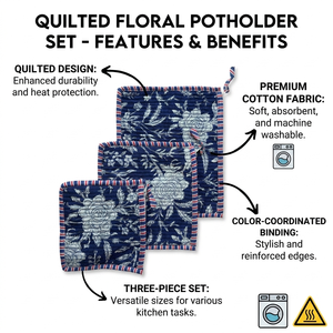 Pochette matelassée imprimée au bloc de qualité supérieure, sac de maquillage artisanal, trousse de voyage pour organisateur, grande capacité, cadeau écoresponsable - Product Image 6