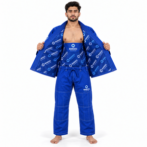 Premium Durable 380g Jiu Jitsu Uniform BJJ Gi Pearl Weave <b>Jacket</b> Cotton Pants Training Apparel Martial Arts Sportswear - Product Image 4