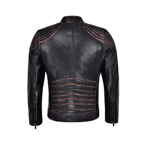 Veste en cuir véritable pour homme, nouveau design, tendance streetwear, vêtements d'extérieur, douce et confortable, vêtements décontractés - Product Image 6