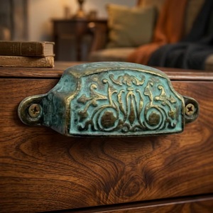 Cast Iron Industrial Square Adjustable Cabinet Handle and Knob-Eco-Friendly Easy Installation for <b>Kitchen</b> Dresser Cabinet - Product Image 3