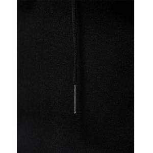 Men's Contrast Stripe Quarter <b>Zip</b> <b>Hooded</b> Pullover Fleece Sweatshirt with Kangaroo Pocket - Product Image 6