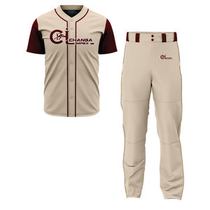 Collection d'uniformes de baseball personnalisés pour équipes – Ensemble de vêtements de baseball pour championnats sportifs d'élite - Product Image 1