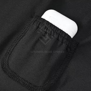 Quick Dry Breathable Eco-Friendly Solid Casual <b>Mid</b> Waist Men Double <b>Layer</b> Shorts High Quality - Product Image 6