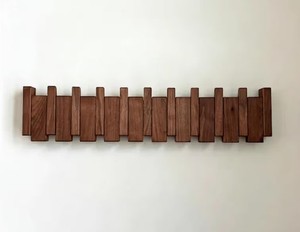 Perchero Moderno de Madera Maciza, Plegable y Independiente, con 10 Ganchos, Ahorra Espacio, Fácil de Montar, para Recibidor, Sala de Estar o Dormitorio - Product Image 3