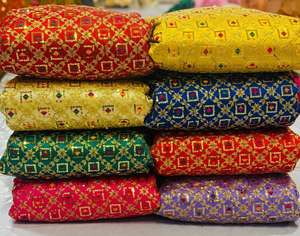 ผ้าไหมดิบ ผ้าไหมบังกาลอร์ ผ้าไหมมัลบารี ผ้าไหมดิบทอมือ ผ้าไหมมัลบารีแท้ ผ้าไหมมัลบารีผสมพรีเมียม ผ้าไหมมัลบารีผสมแบบผสมผสาน พร้อมการตกแต่งแบบดั้งเดิม - Product Image 4