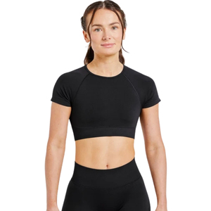 Camiseta Deportiva sin Costuras Adapt para Mujer, Camiseta de Entrenamiento Atlético, Elástica, Transpirable, para Yoga, Gimnasio, Ropa Deportiva Personalizada OEM - Product Image 3