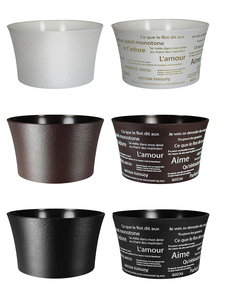 Pot de fleurs en plastique PP léger au design minimaliste moderne, fournitures pour la maison, le jardin et les fleuristes, arrangement floral DIY, cadeau - Product Image 4
