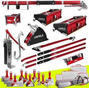 Good Choices ongoing Sales Dry Wall Taping and Finishing Full Set <b>Tools</b> Set Level Complete Set - Product Image 1