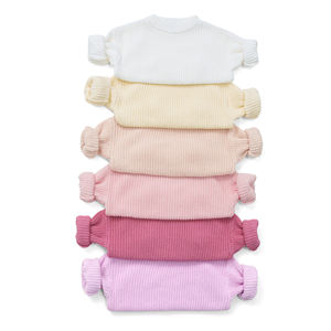 เสื้อสเวตเตอร์ถักมือทรงปกติ คอกลม ยูนิเซ็กส์ สวมใส่สบาย สำหรับเด็กทารกและเด็กเล็ก ฤดูหนาว ผ้าฝ้าย สีเขียวป่า เป็นมิตรกับสิ่งแวดล้อม แขนยาว - Product Image 2