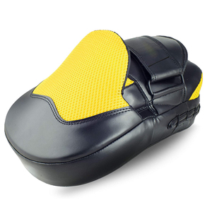 Boxing Target Pad PU Material Breathable Durable <b>Training</b> Equipment for Kickboxing Practice Black Yellow Color - Product Image 4