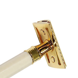 Maquinilla de Afeitar de Seguridad de Una Sola Hoja, Desechable, de Acero Inoxidable, Mango de Plástico, Manual, para Uso en Barberías, Afeitado Diario de Barba - Product Image 3
