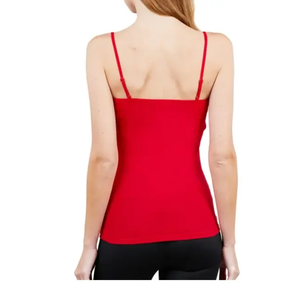 Camisola de Algodón con Encaje para Mujer, Sin Mangas, con Tirantes, Suave, Elástica, Transpirable, de Secado Rápido, Cómoda, Informal, para Uso Diario, Interior o Exterior - Product Image 2