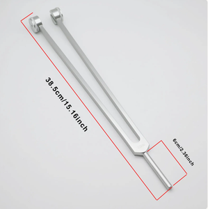 Diapasón ponderado de 40 Hz, botas de masaje y terapia con gemas de amatista y cuarzo rosa disponibles. - Product Image 3