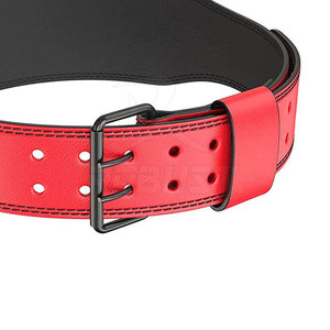Durable Leather Weightlifting <b>Belt</b> with Professional Support Comfortable Fit Adjustable Strap Design Lightweight - Product Image 4