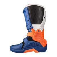 Chaussures de moto sportives en cuir imperméable et respirant pour homme, pour la conduite, les courses et le motocross
