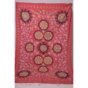 Lavinas Handmade Vintage Cotton Kantha Suzani <b>Quilt</b> Floral Boho Indian Eco-Friendly Washable All-Season Bedspread <b>Throw</b> Blanket - Product Image 1