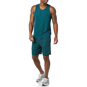 Best quality Men's Plus Size Cotton Tank <b>Tops</b> with Custom Logo Workout Singlet Muscle Gym <b>Racer</b> Back Stringer Tank <b>Top</b> Badge - Product Image 1
