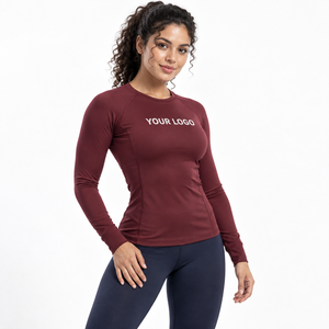 Top Deportivo Body Fit para Mujer, Flexible y Elástico, Capa Base Deportiva de Nailon y Spandex, para Gimnasio y Entrenamiento, Proveedor de Logotipos Personalizados, Venta al Por Mayor - Product Image 6
