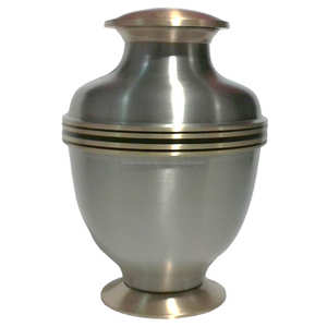 Urnes funéraires pour adultes en laiton classiques de haute qualité et de qualité supérieure avec urnes funéraires en métal fini de couleur bleu marine en étain pour cendres humaines - Product Image 6