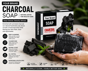 Private Label Charcoal and Bay Leaf <b>Soap</b> Manufacturer - Product Image 3