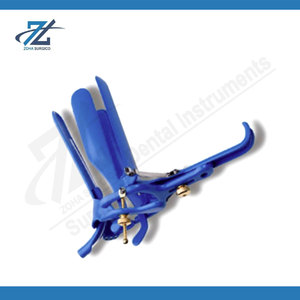 Spéculum gynécologique à quatre lames de taille moyenne avec tube d'extraction de fumée chirurgical – Instrument réutilisable de qualité supérieure pour les procédures cervicales - Product Image 4
