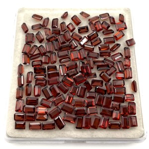 Natural Red <b>Garnet</b> Octagon Cut Faceted Loose Gemstones Calibrated 4MM 6MM Stones Wholesale Bulk For Jewelry Making Gem Supply - Product Image 5