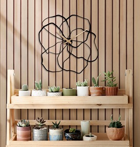 Decorative Flower <b>Wall</b> <b>Clock</b> Unique Floral <b>Design</b> <b>Clock</b> <b>Wall</b> Display Perfect for Living Room Bedroom and Hall From India - Product Image 4