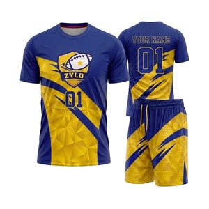 Custom <b>Athletic</b> 7v7 Flag Football Youth Short Sleeve Uniform Compression Jersey - Product Image 6
