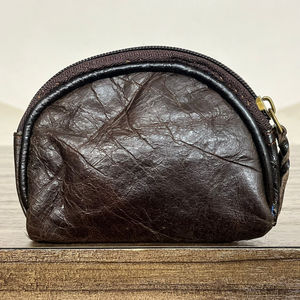 Hot Selling Zipper Coin Bag Cowhide Genuine Leather <b>Small</b> Coin <b>Purse</b> 2022 New Arrived Mini Bag Womens Change <b>Purses</b> - Product Image 5