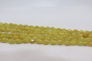 Perles de saphir jaune naturel facettées en forme de goutte 4-8 mm, brins de 18 pouces, pierres précieuses naturelles pour la création de bijoux à prix de gros - Product Image 6