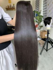 Cheveux humains vierges en blond, cheveux humains vietnamiens, vente en gros de cheveux humains droits courts et soyeux de Vietnamhairluxury - Product Image 5