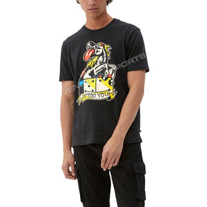 Camiseta de Manga Corta Casual para Hombre de Alta Calidad, 100% Algodón, Impresión Personalizada, Transpirable, de Secado Rápido, Venta al Por Mayor - Product Image 3