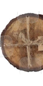 Natural <b>Wood</b> <b>Slice</b> Coaster - Product Image 3
