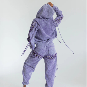Survêtement d'entraînement personnalisé pour femme, tenue de sport douce et extensible, séchage rapide, pour fitness, gym, jogging, course à pied, uniforme d'équipe OEM ODM - Product Image 5