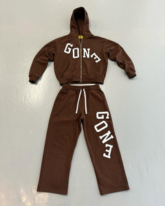 Ensemble de sportswear décontracté d'hiver pour homme, fabriqué sur mesure, en coton doux et confortable, avec impression sérigraphiée, motif empilé et broderie tricotée - Product Image 4