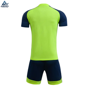 Uniformes de Fútbol para Adultos al Por Mayor, Manga Corta, Deportivos, de Secado Rápido, Alta Calidad, Color en Contraste, Servicio OEM, Último Diseño - Product Image 3