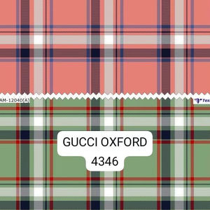 Tissu Oxford de Haute Qualité pour Chemises, Largeur 58, en Polyester Teint en Fil, Tissé pour Vêtements de Sport et Costumes - Product Image 1