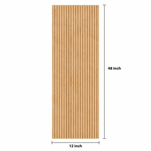 Panel de Pared de Madera con Función de Reducción de Ruido para Decoración de Paredes Interiores de Comedor, Sala de Estar y Baño, Paneles Acanalados de Madera - Product Image 2