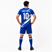 Ensembles d'uniformes de football personnalisés, maillots de football haut de gamme, shorts et chaussettes, 100% polyester, séchage rapide, pour clubs, équipes, académies, logo du club