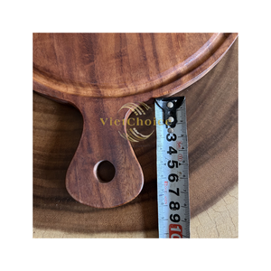 Vietchoice Cute Eco Friendly Wooden <b>Trivet</b> Heat Resistant Pot Holder 500mm Diameter Kitchen Accessory Made in Vietnam - Product Image 4