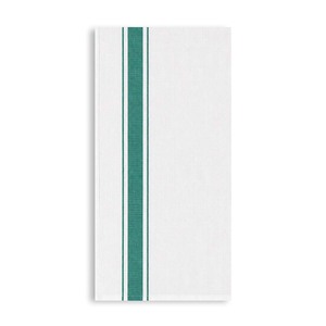 Paño de cocina a rayas blancas y verdes, paño de limpieza para promoción de marca, paño de cocina de secado rápido, suave y de calidad para el hogar. - Product Image 2