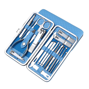 Professional Custom Logo Stainless Steel Chiropody Instrument Set <b>Manicure</b> Pedicure Nail Grooming <b>Kit</b> - Product Image 1
