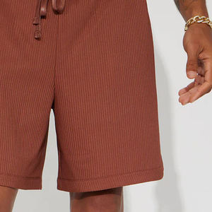 Pantalones Cortos Cómodos para Hombre, Material para Verano, Color Sólido, Diseño de Logotipo Personalizado 2026, Precio Económico para Pedidos al por Mayor, Corte Holgado - Product Image 4