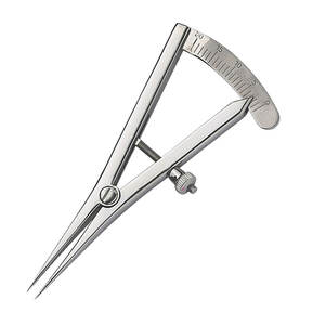 Profesional Castroviejo Manual hueso calibrador instrumento quirúrgico medición implantación clase II CE certificado OEM privado - Product Image 2